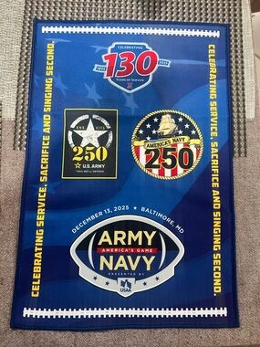 2025 Army-Navy Football Game Towel Super Cool ! 11 By 17 Inches Rare! Microfiber